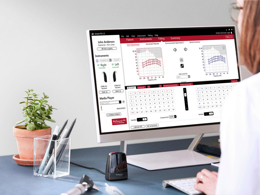 Noahlink Wireless vezeték nélküli hallókészülék programozó egység